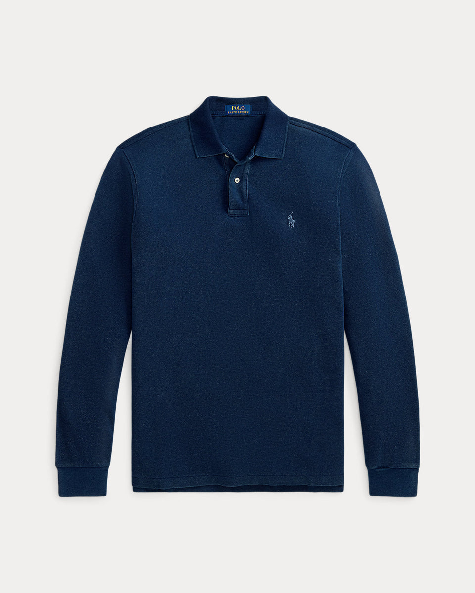 Ralph Lauren Classic Fit Indigo Mesh Polo Shirt