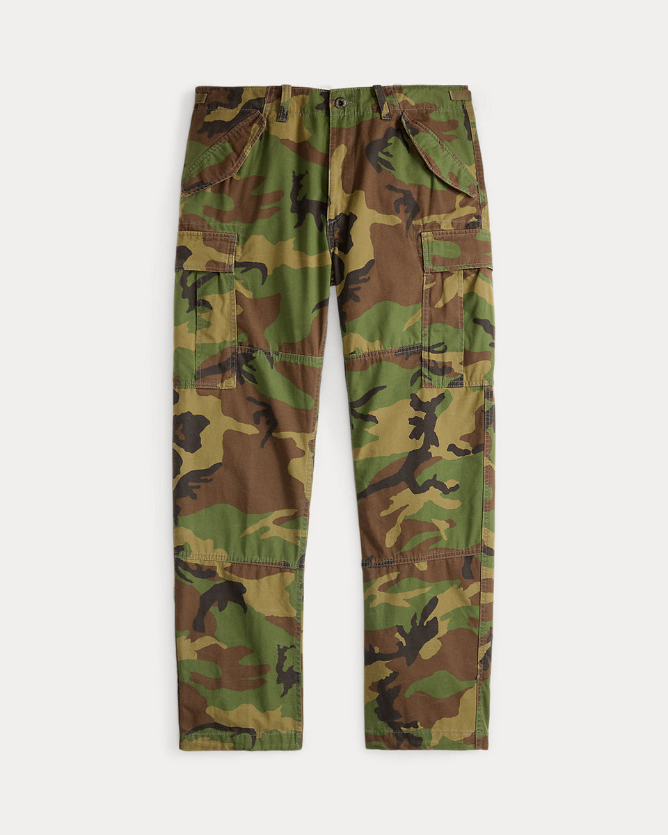 Ralph Lauren Classic Fit Camo Canvas Cargo Pant