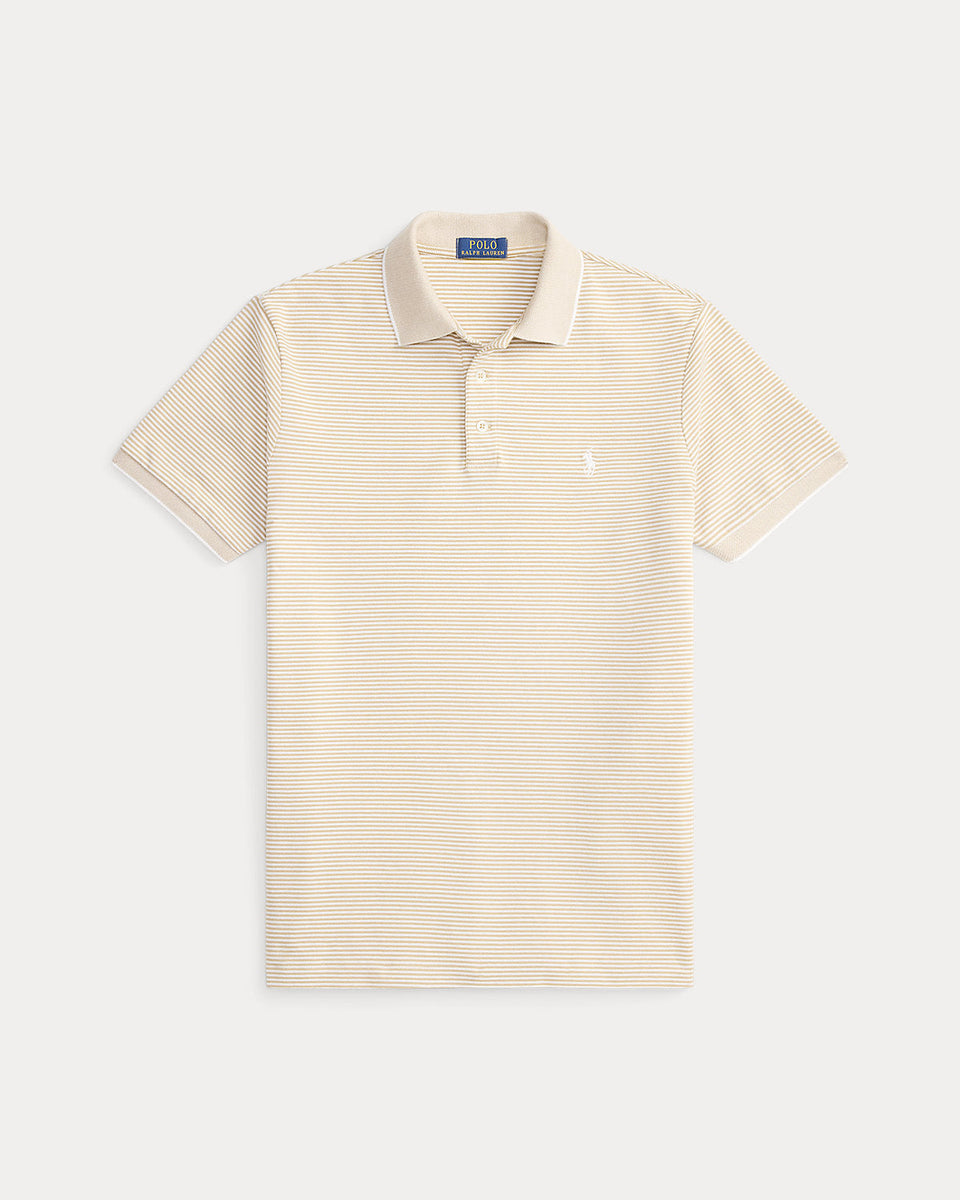 Ralph Lauren Classic Striped Stretch Mesh Polo Shirt