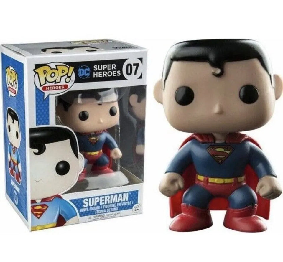 Funko Pop! Superman (Metallic), Chase, #07