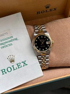 Rolex | Datejust | 68273 | Gold/Steel | 31 mm | Gold/Steel | Black | Automatic