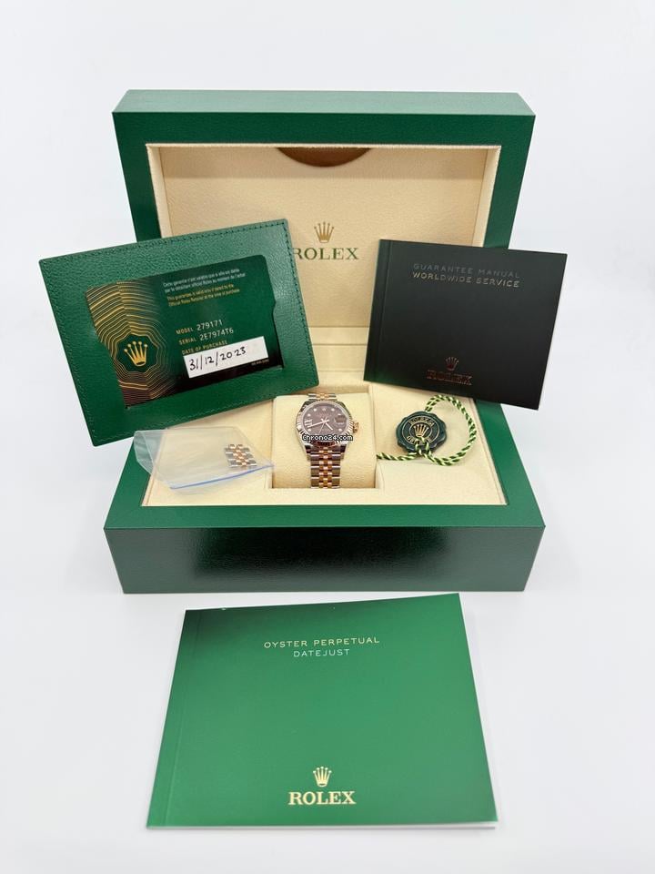 Rolex | Datejust | 279171 | 28 mm | Gold/Steel | Brown | Automatic