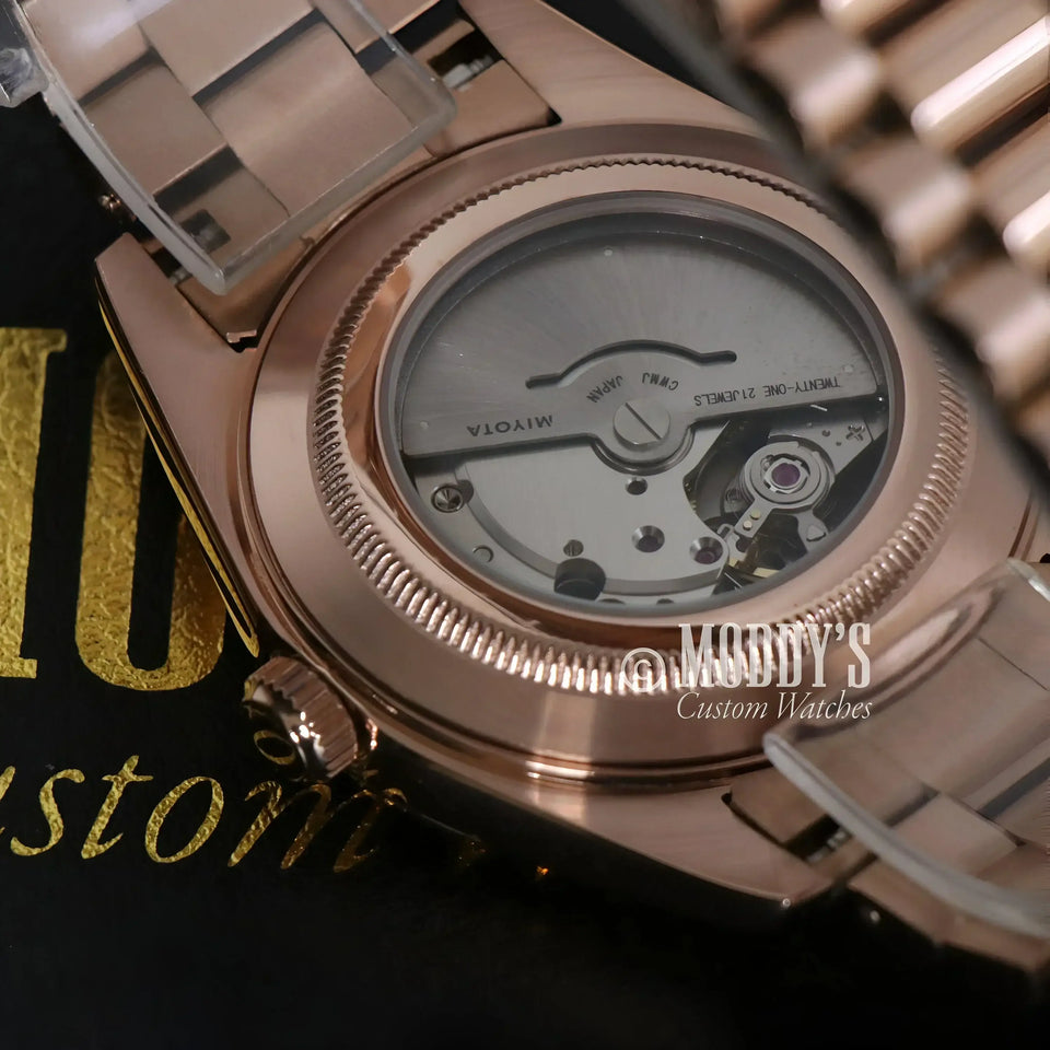Seikojust Daydate Rose Gold - Chocolate Arabic