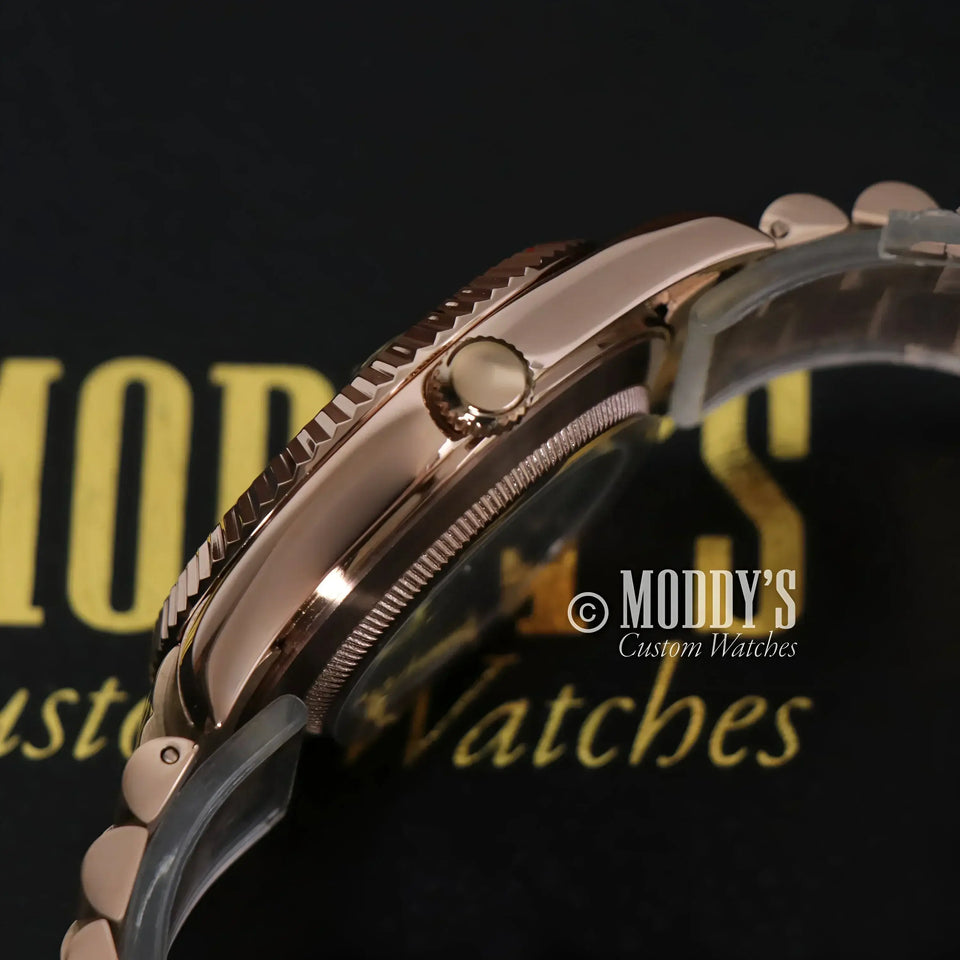 Seikojust Daydate Rose Gold - Chocolate Arabic