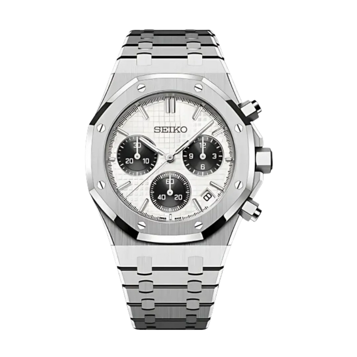 Seiko Mod Royal Oak Chronograph Panda
