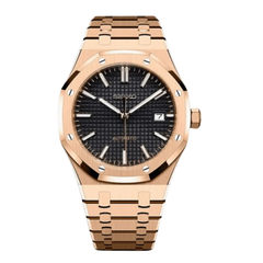 Seiko Mod Royal Oak Rose Gold
