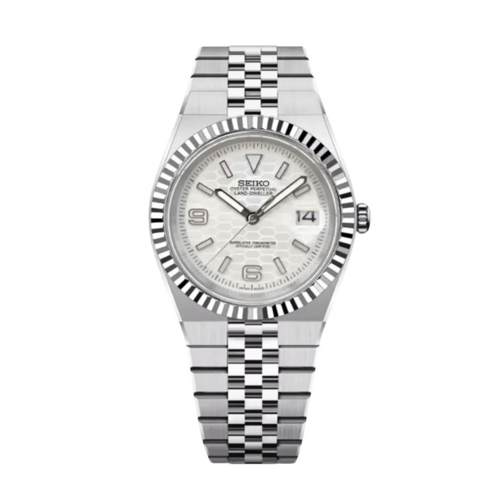 Seiko Mod Land-Dweller Pearly Frost