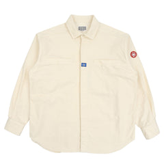 Cav Empt Brushed Cotton Design Big Shirt - White