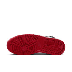 Air Jordan 1 Mid Sneakers White / Gym Red / Black Sale