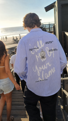 Off Supply Call Me By Your Name Blue Shirt