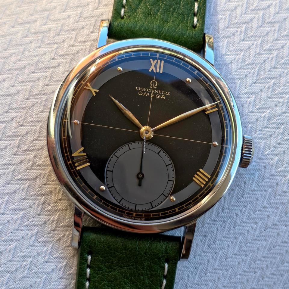 Omega Jumbo CK2366 Kal 30 T2 RG Military Chronomètre 1944 Black Dial RARE WWW DIRTY DOZEN