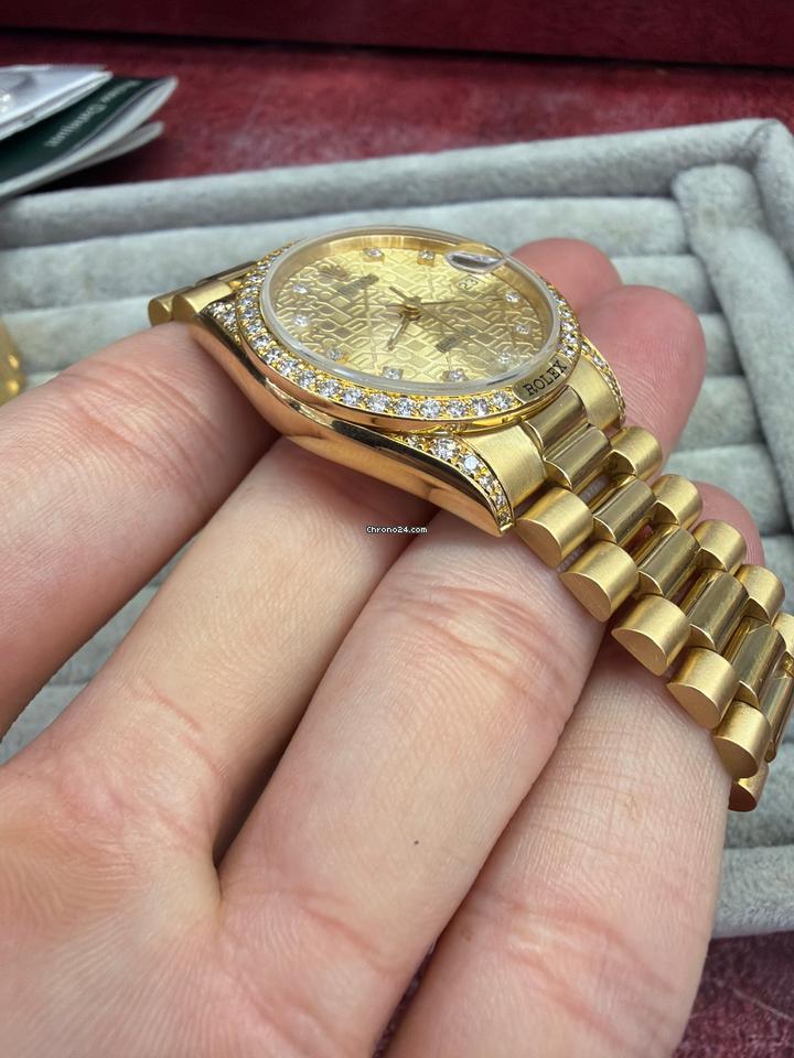 Rolex | Day-Date | 18138 | Yellow gold | 31 mm | Yellow gold | Champagne | Automatic