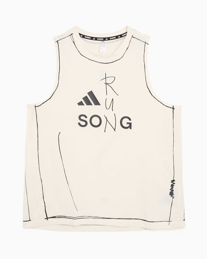 adidas Tank Top con gráfico adidas Performance x Song For The Mute Running adi365 para mujer