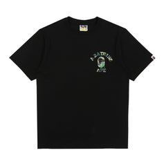 BAPE ABC Camo College Ats T-Shirt - Black/Green