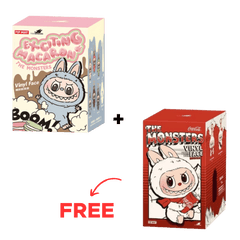 BUY 1 GET 1 FREE - Pop Mart Labubu The Monsters Tasty Macarons + Coca Cola Vinyl Face Sealed Case Pack of 2