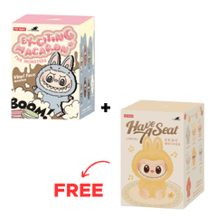 BUY 1 GET 1 FREE - Pop Mart Labubu The Monsters Tasty Macarons + Have a Seat Vinyl Face Sealed Case Pack of 2