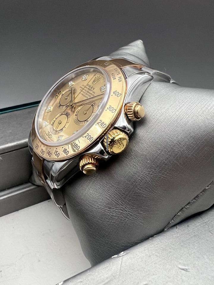 Rolex | Daytona | 116523 | Yellow gold | 40 mm | Gold/Steel | Gold | Automatic