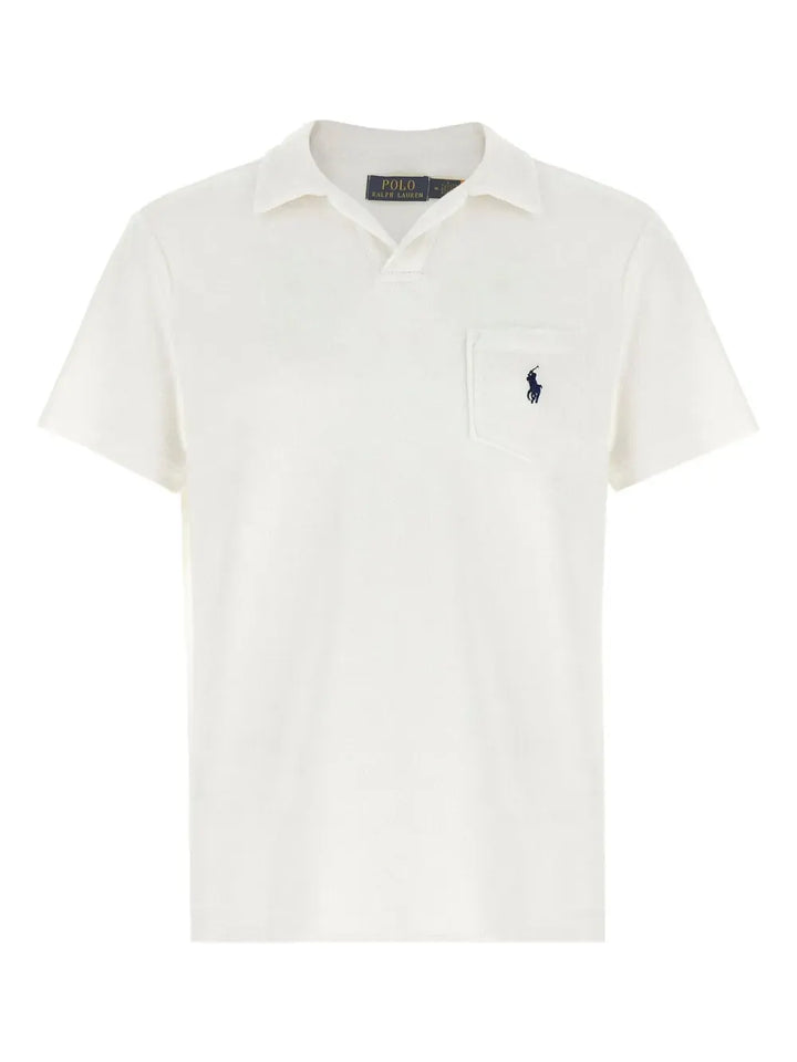 terry-cloth polo shirt