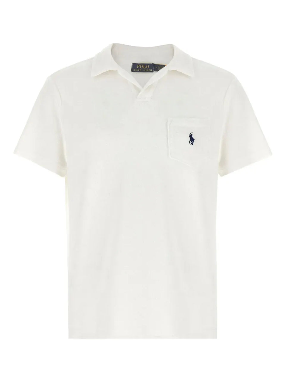 terry-cloth polo shirt