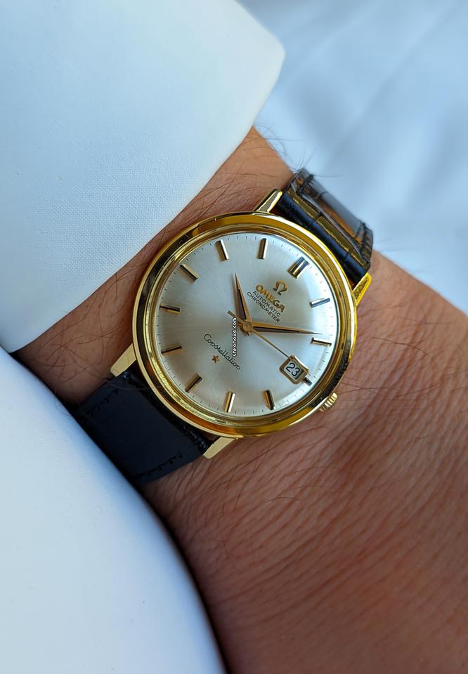 Omega Constellation Onix Dial Index Jumbo Gold 18kt 0.750 Jumbo 1962