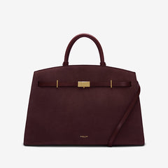 DeMellier The Hudson burgundy suede & burgundy smooth