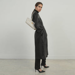 DeMellier The New York Shoulder off-white small grain