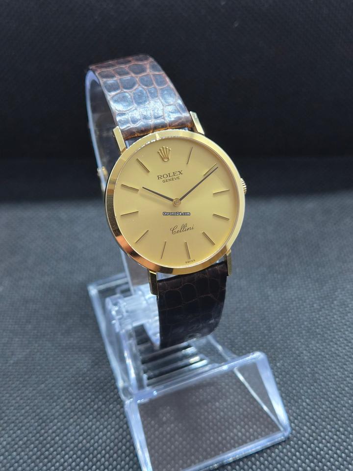 Rolex | Cellini | 4112 | 32 mm | Leather | Manual winding