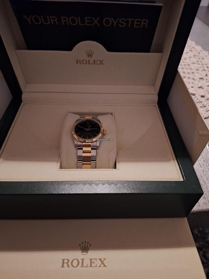 Rolex | Oyster Perpetual | 77513 | Gold/Steel | 31 mm | Gold/Steel | Black