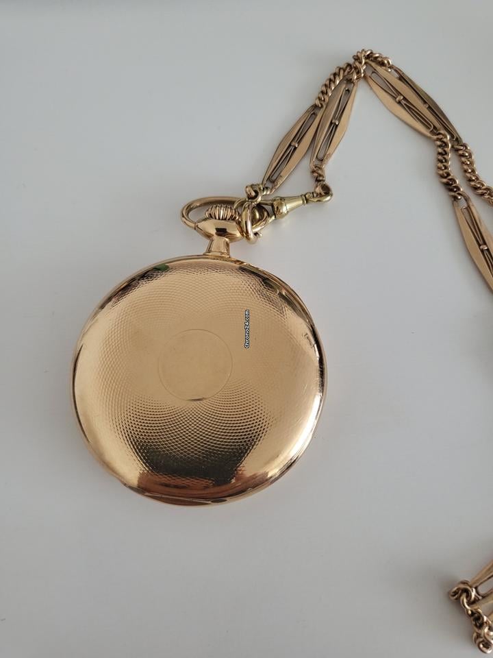 Omega Grand Prix Paris 1900 Taschenuhr aus Gold