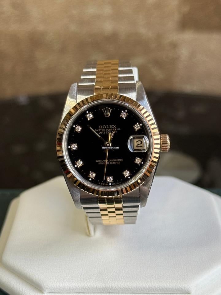 Rolex | Datejust | 68273 | Gold/Steel | 31 mm | Gold/Steel | Black | Automatic