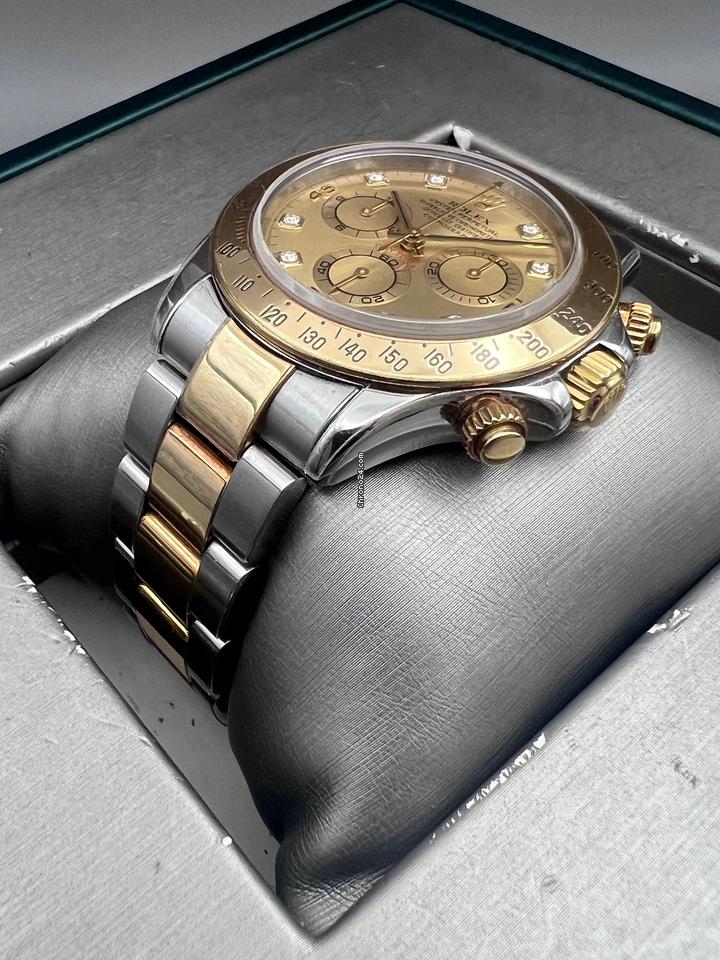 Rolex | Daytona | 116523 | Yellow gold | 40 mm | Gold/Steel | Gold | Automatic