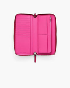 Marc Jacobs Marc Jacobs The Leather Continental Wallet Raspberry Pink Raspberry Pink