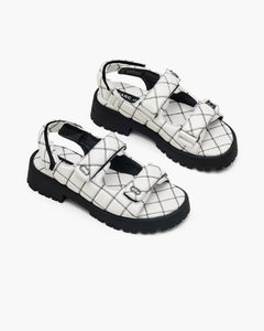 Marc Jacobs Marc Jacobs The Quilted Sunny Sandal White White