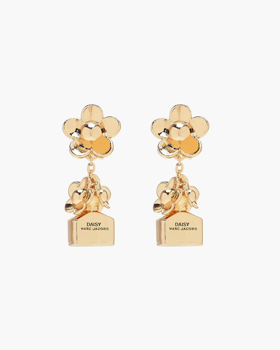 Marc Jacobs Marc Jacobs The Mini Icon Daisy Earrings Gold Gold