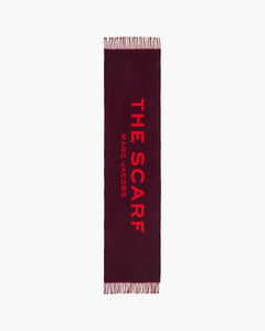 Marc Jacobs Marc Jacobs The Scarf Dark Plum Dark Plum