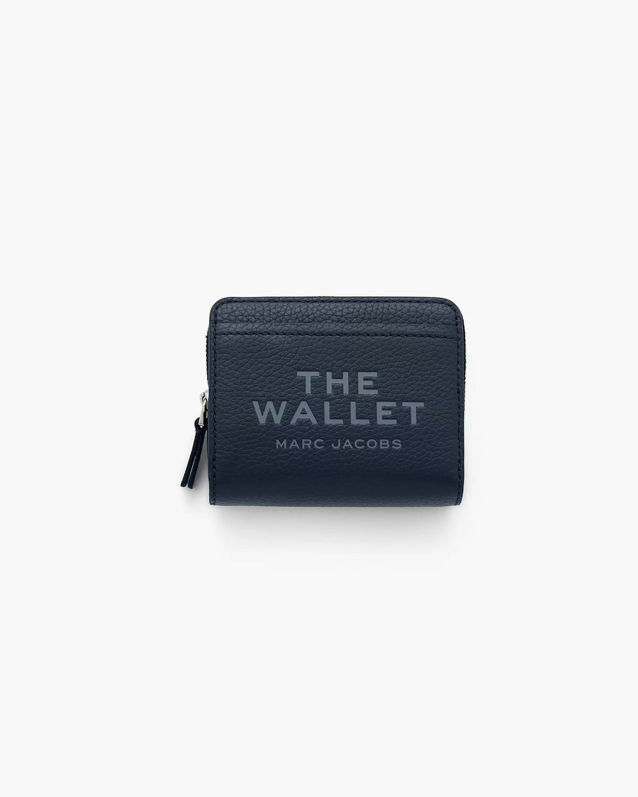 Marc Jacobs Marc Jacobs The Leather Mini Compact Wallet Blue Sea Blue Sea