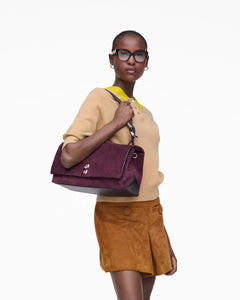 Marc Jacobs Marc Jacobs The Suede Large Dual Dark Plum Dark Plum