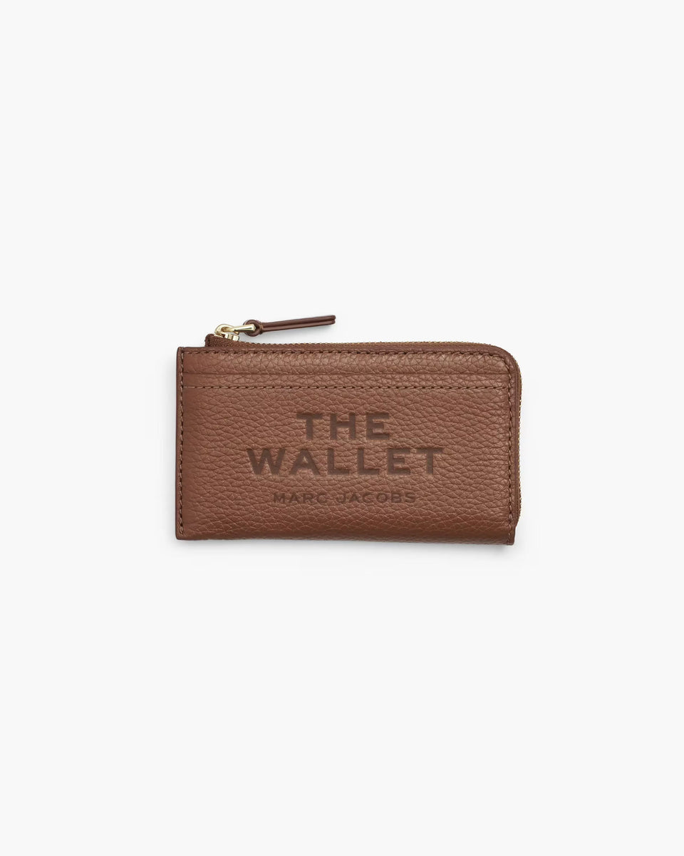 Marc Jacobs Marc Jacobs The Leather Top Zip Multi Wallet Argan Oil Argan Oil