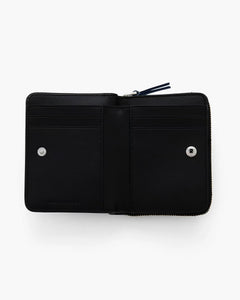 Marc Jacobs Marc Jacobs The Leather Mini Compact Wallet Blue Sea Blue Sea