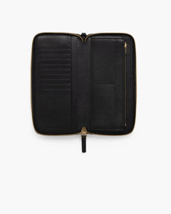 Marc Jacobs Marc Jacobs The Leather Continental Wallet Black Black
