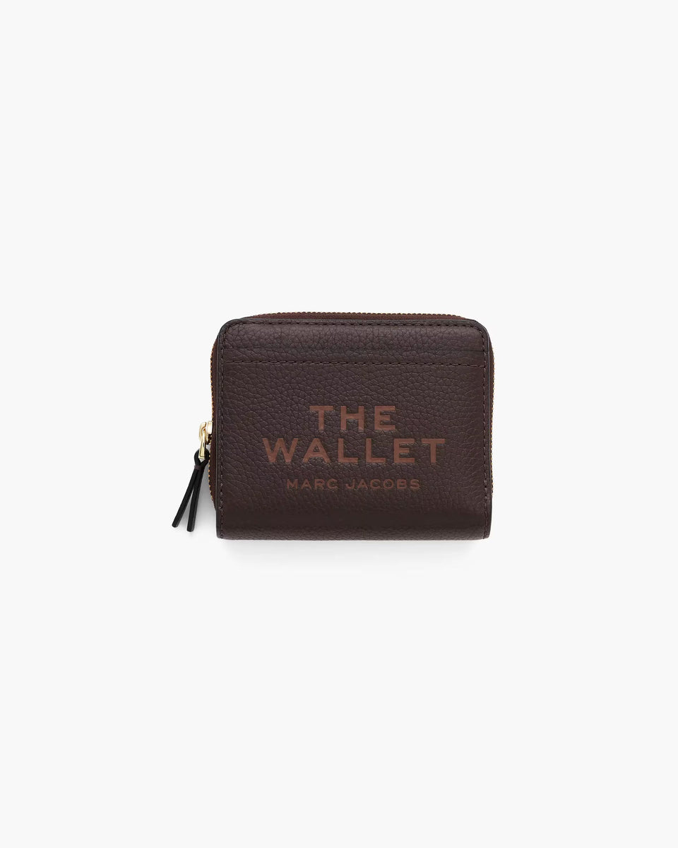 Marc Jacobs Marc Jacobs The Leather Mini Compact Wallet Ganache Ganache