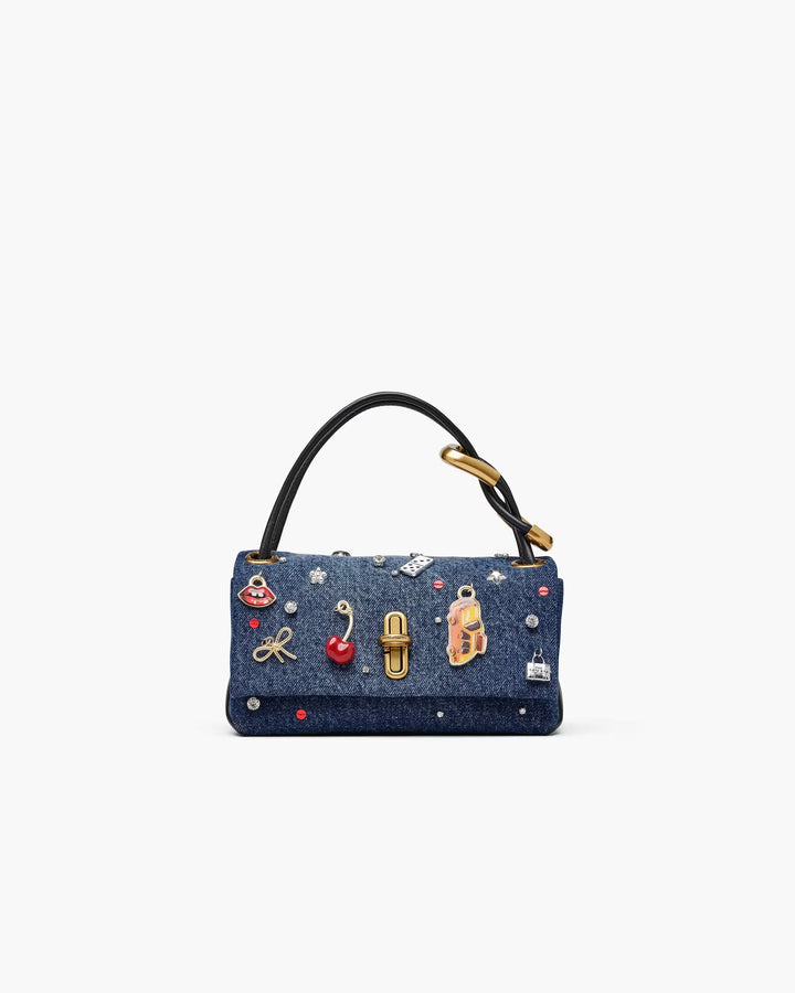 Marc Jacobs Marc Jacobs The Trinket Charm Denim Mini Dual Bag Medium Wash Multi Medium Wash Multi