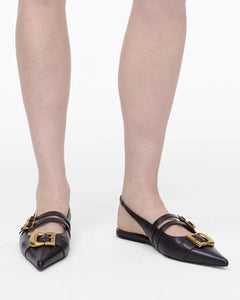 Marc Jacobs Marc Jacobs The Doll Shoe Slingback Black Black