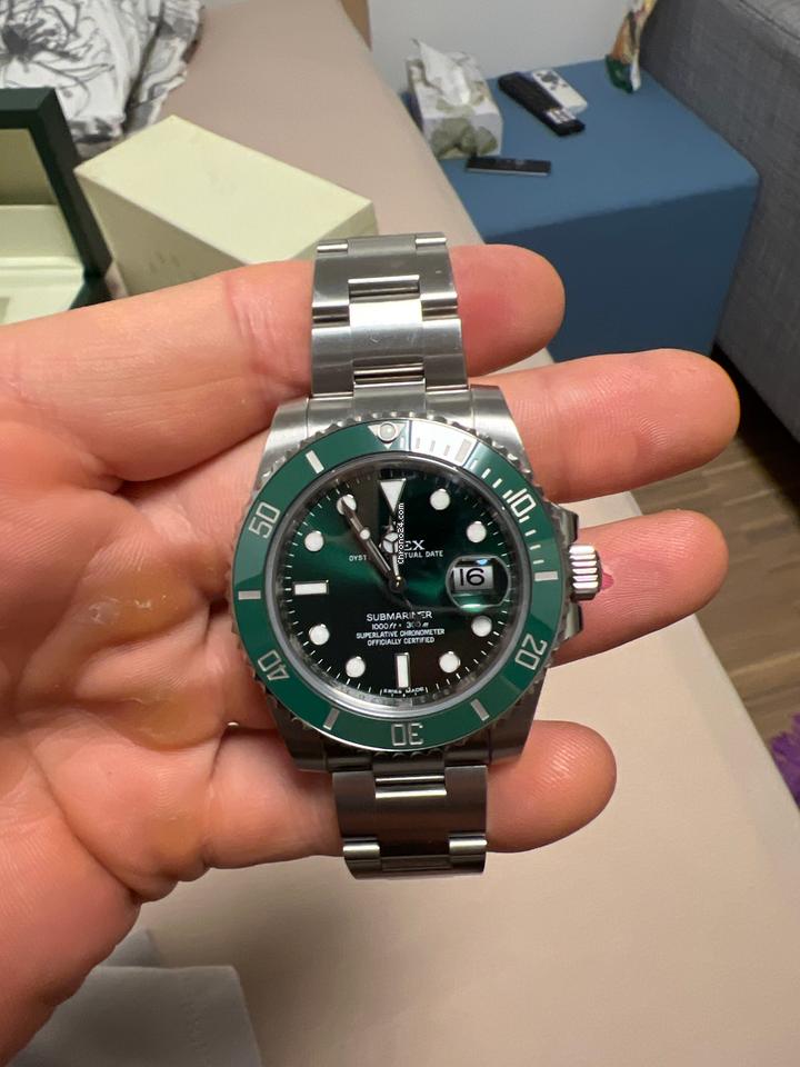 Rolex | Submariner | 116610 | Steel | 40 mm | Steel | Green | Automatic