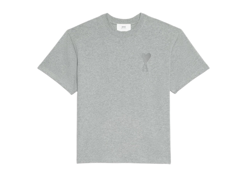 AMI de Coeur Tone-On-Tone T-Shirt Heather Heather Grey