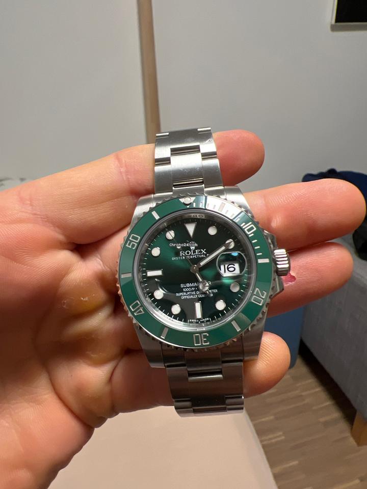 Rolex | Submariner | 116610 | Steel | 40 mm | Steel | Green | Automatic