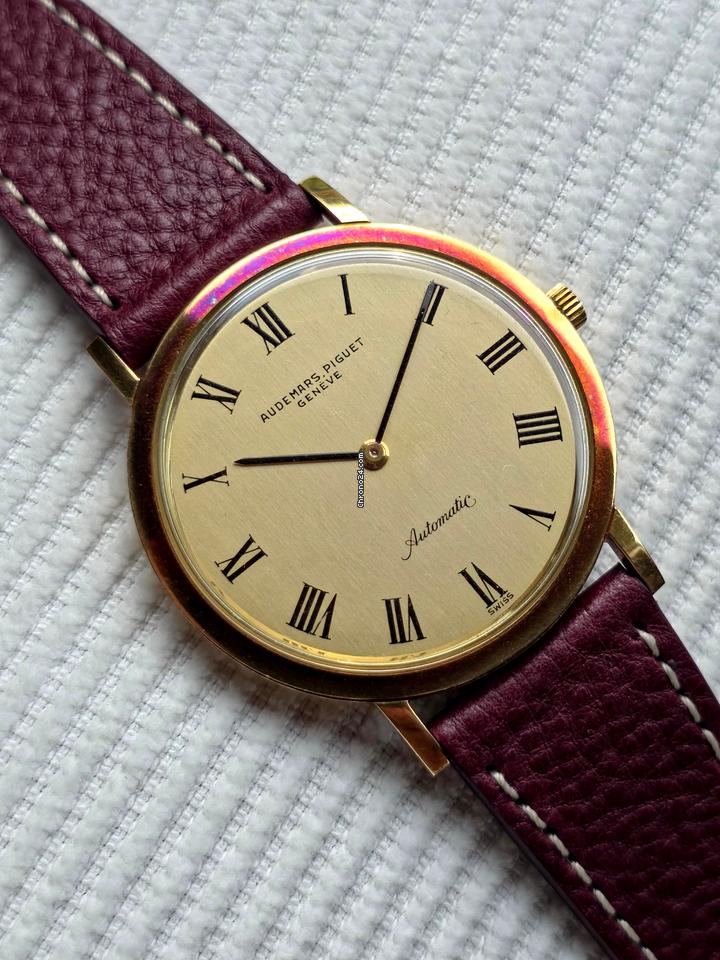Audemars Piguet Automatic K2120 JUMBO Gold 18kt Patrimony Ultra Thin NEW OLD STOCK