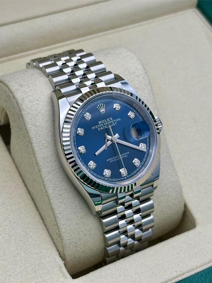 Rolex | Datejust | 126234 | Steel | 41 mm | Steel | Blue | Automatic