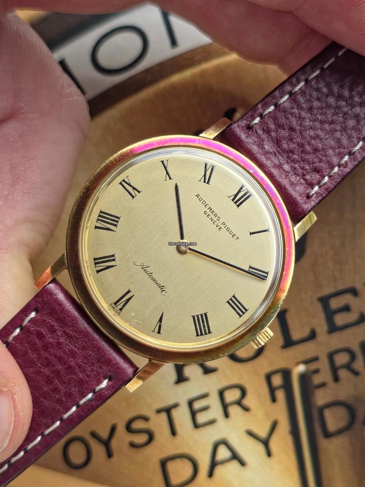 Audemars Piguet Automatic K2120 JUMBO Gold 18kt Patrimony Ultra Thin NEW OLD STOCK