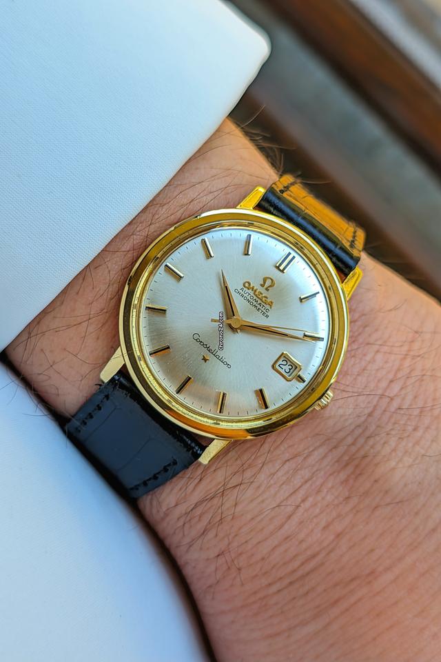 Omega Constellation Onix Dial Index Jumbo Gold 18kt 0.750 Jumbo 1962